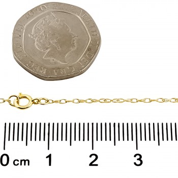9ct gold Amethyst / Diamond Pendant with chain